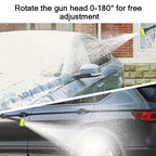 6-in-1 Cordless Car Wash Sprayer with High Pressure Water Nozzle - Portable Handheld Cleaning Tool for Cars, Walls, Fences, Patios, Gardens & Backyards - Includes 2 Batteries, Lightweight & Easy to Use, Versatile Cleaning Sprayer | Portable Cleaner | Lig